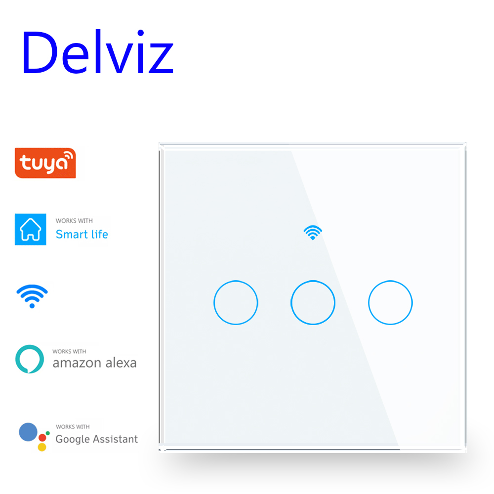 Delviz WiFi Wall Light Switch, - Smart Home Touchscreen Control Panel ulasan dan harga