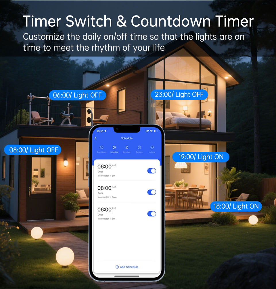 WiFi RF 433mhz Touch Wall Ligh - Smart Home Wifi ulasan dan harga