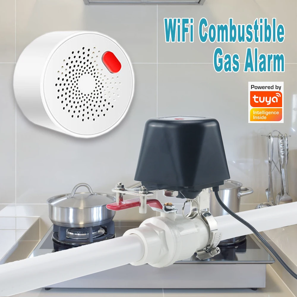 Tuya Wifi Smart Valve Controll - Smart Home Google Assistant ulasan dan harga