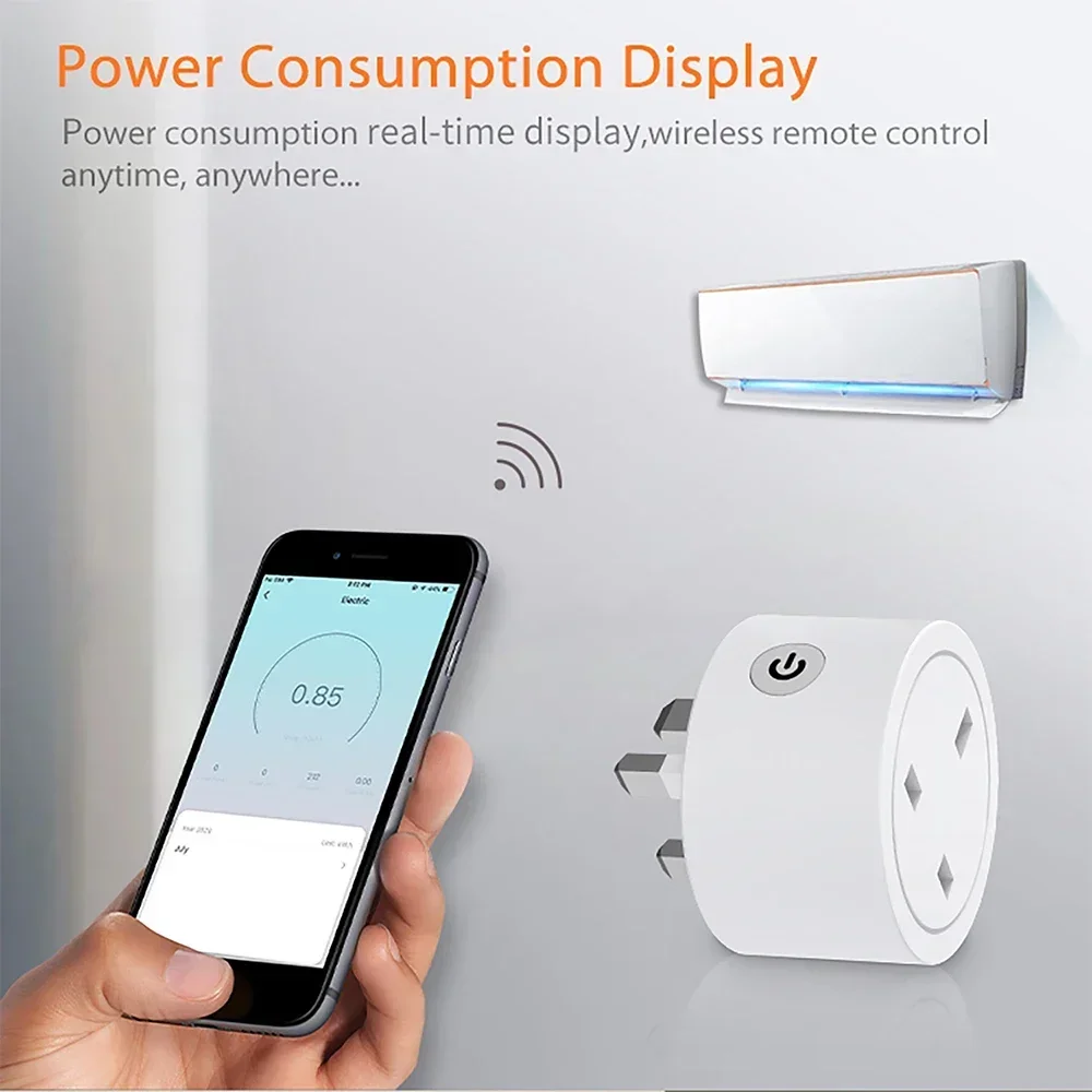 Zigbee Smart Plug 16A UK Socke - Smart Home Google Assistant ulasan dan harga