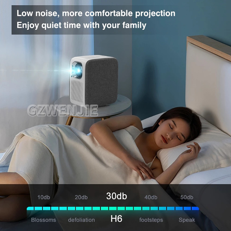 H6 Mini Projector LED 1080P Fu - Smart Home Theater ulasan dan harga