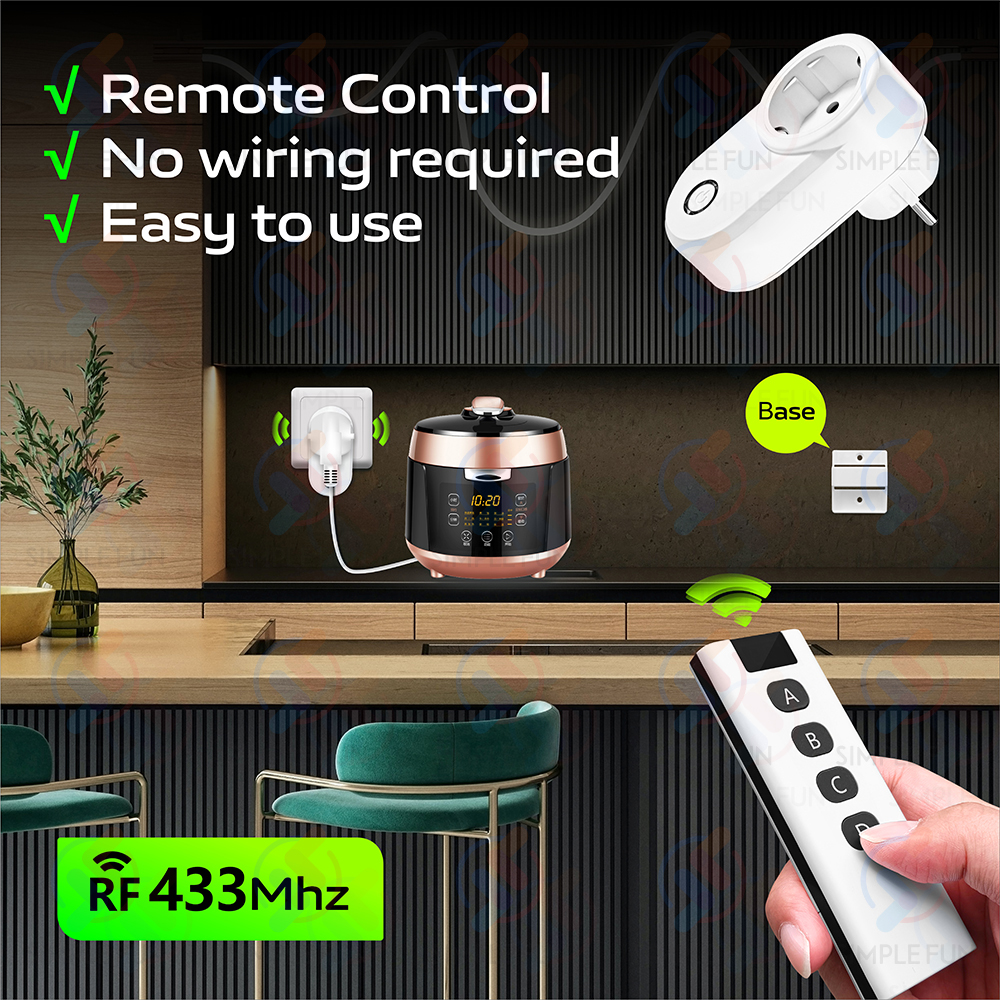 433Mhz Wireless Remote Control - Smart Home Utilities ulasan dan harga