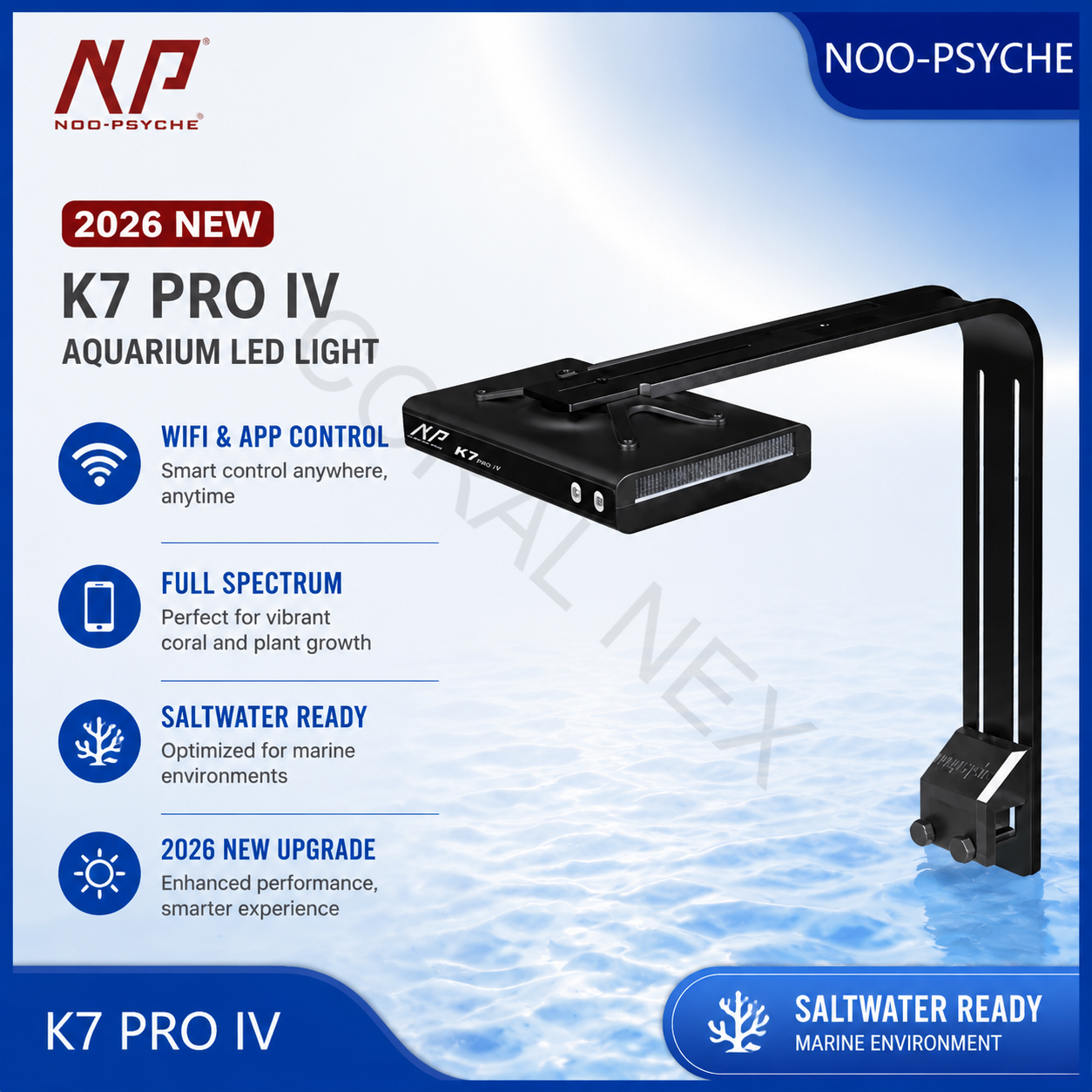 2026 New V4 NooPsyche K7 PRO I - Wifi Led Dimmer ulasan dan harga