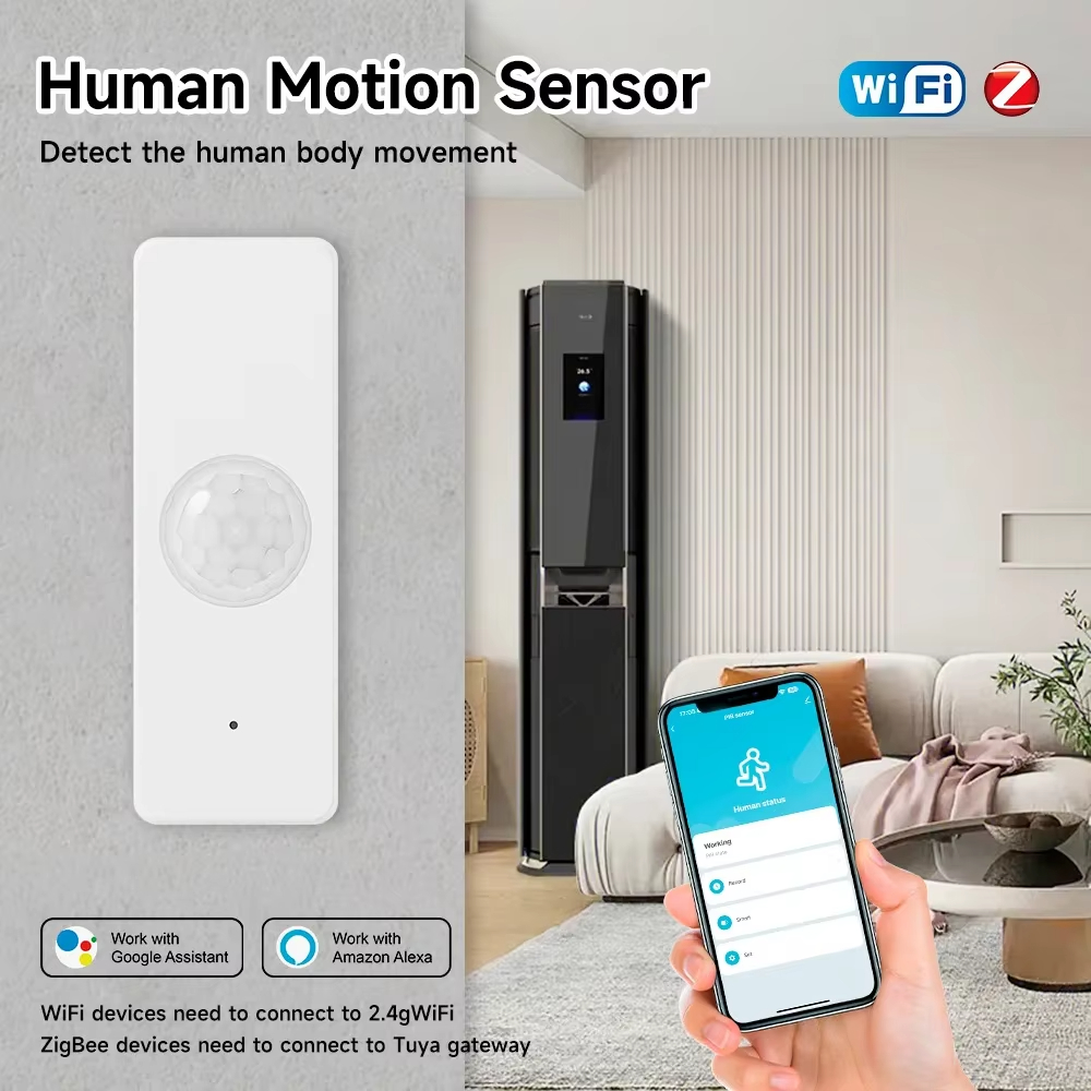 Tuya WiFi Zigbee PIR Motion Se - Smart Home Google Assistant ulasan dan harga