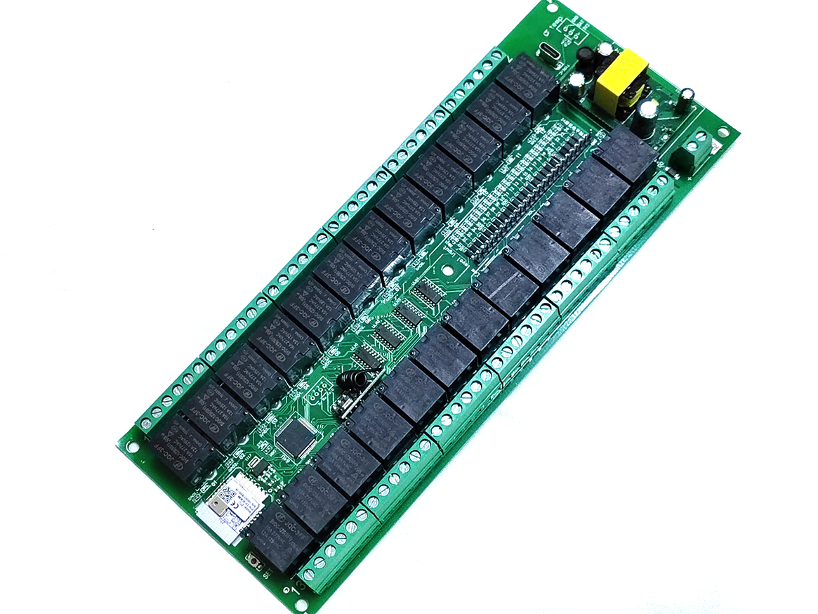 Relay Switch Module 24 Channel - Smart Home Control Panel ulasan dan harga