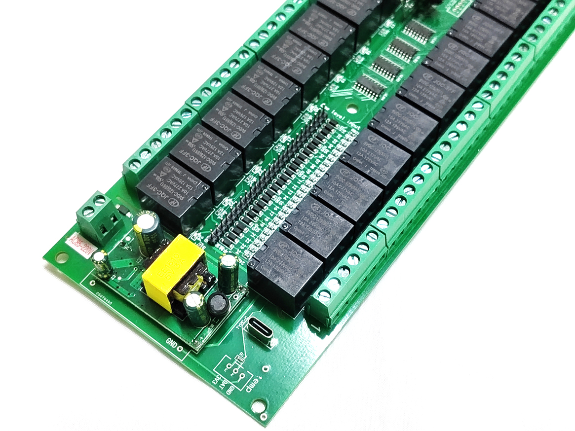 Relay Switch Module 24 Channel - Smart Home Control Panel ulasan dan harga