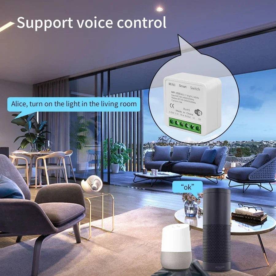 Tuya WiFi Smart Switch Module  - Smart Home Google Assistant ulasan dan harga