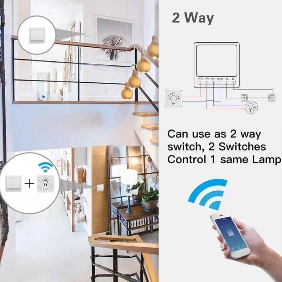 Tuya WiFi Smart Switch Module  - Smart Home Google Assistant ulasan dan harga