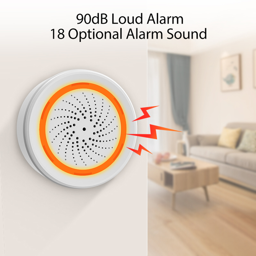 Smart Siren Alarm Tuya Zigbee  - Smart Home Theater ulasan dan harga