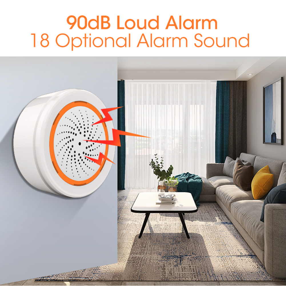 Smart Siren Alarm Tuya Zigbee  - Smart Home Theater ulasan dan harga