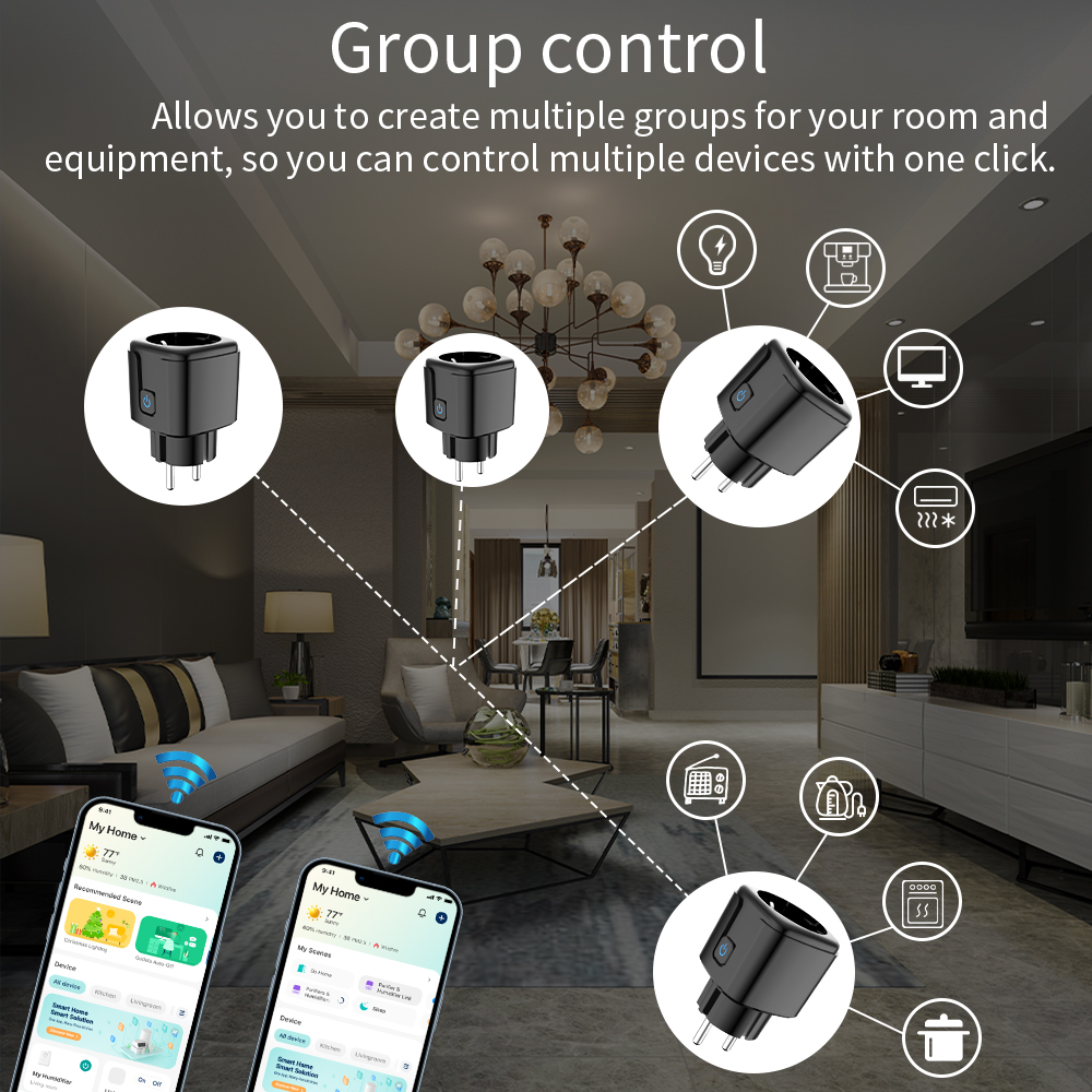 Tuya Smart Socket  WiFi Remote - Smart Wall Socket ulasan dan harga