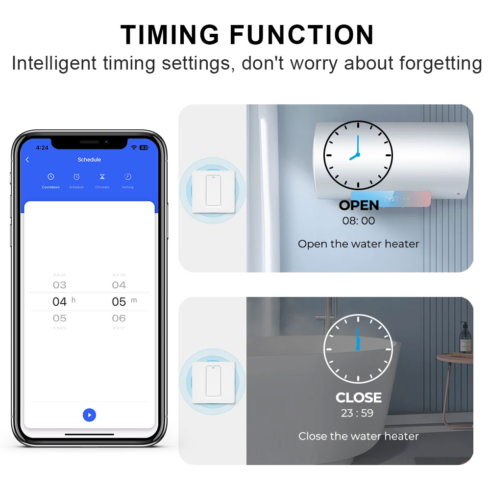 Smart Water Heater Switch/WiFi - Smart Home Google Assistant ulasan dan harga