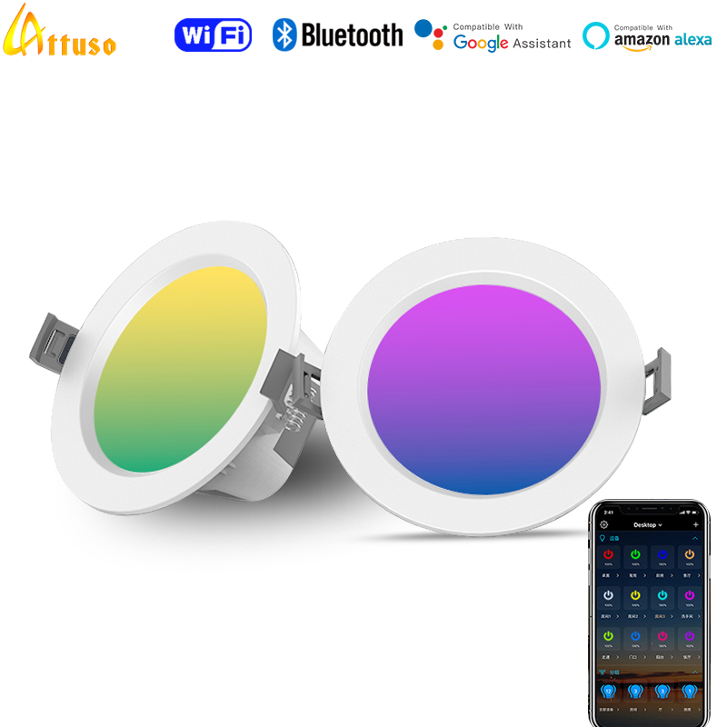 WIFI 5W LED Downlight 85-265V  - Wifi Led Dimmer ulasan dan harga