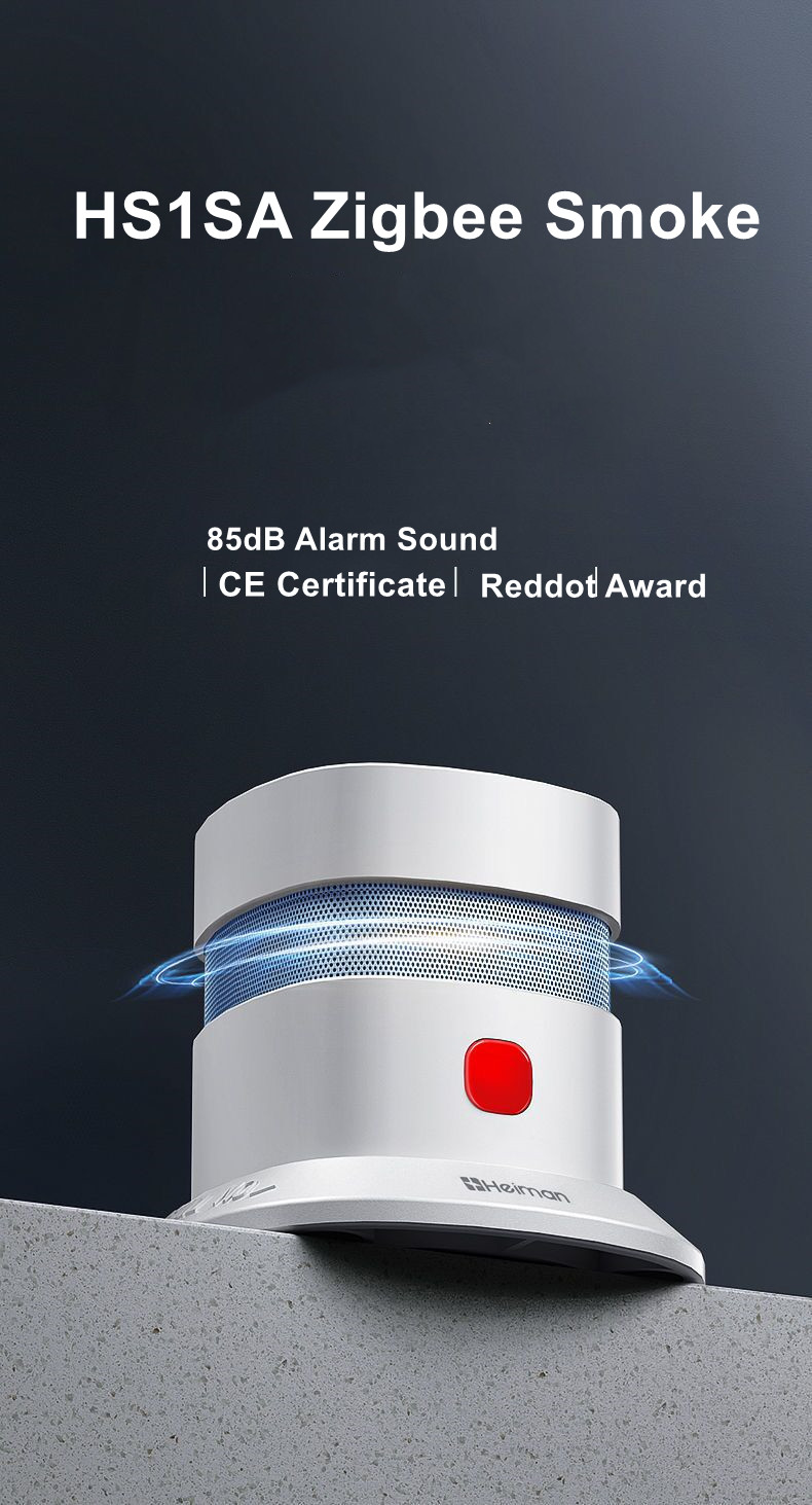 Tuya Smart Zigbee Smoke Detect - Smart Home Theater ulasan dan harga