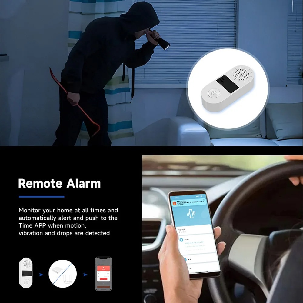 Tuya WiFi Vibration Sensor - 1 - Smart Home Ikea ulasan dan harga