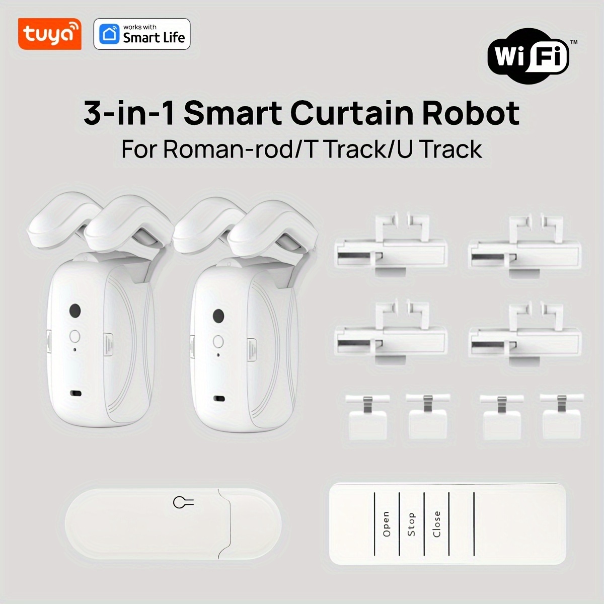 1/2PCS Tuya Smart WiFi Curtain - Smart Home Control Panel ulasan dan harga