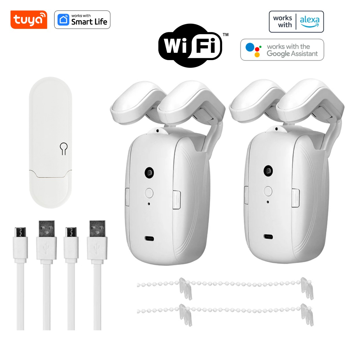 1/2PCS Tuya Smart WiFi Curtain - Smart Home Control Panel ulasan dan harga