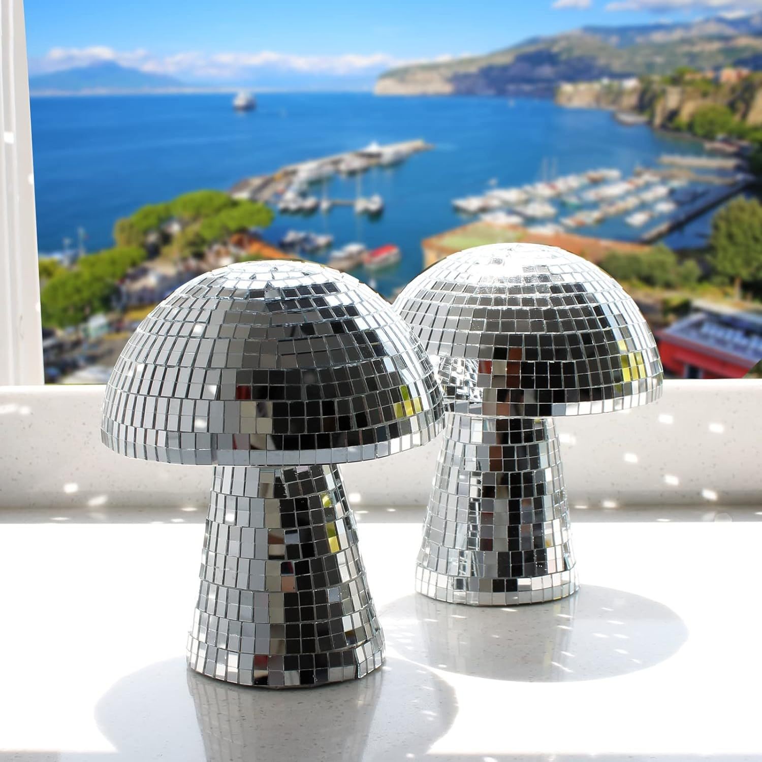 Mushroom Disco Ball Mirror Ref - Smart Home Utilities ulasan dan harga