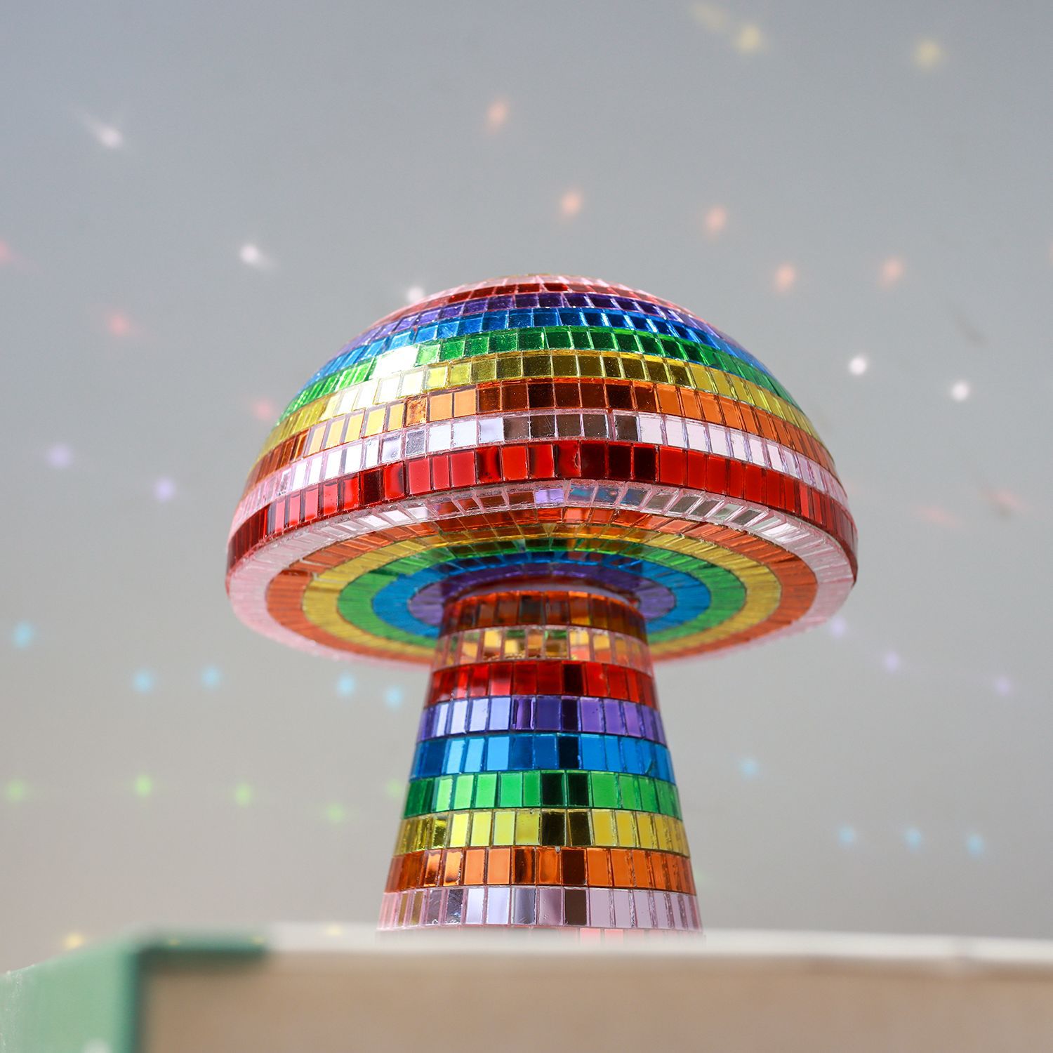 Mushroom Disco Ball Mirror Ref - Smart Home Utilities ulasan dan harga