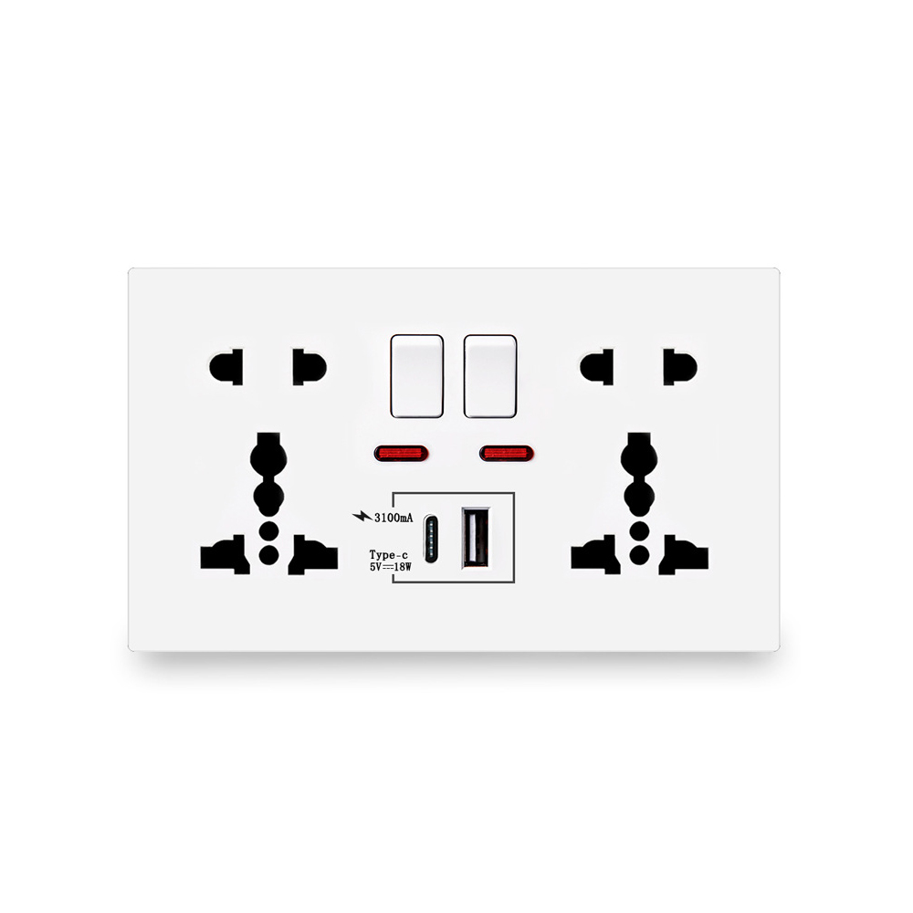18W Type-C Fast Charge Wall Ou - Smart Wall Socket ulasan dan harga