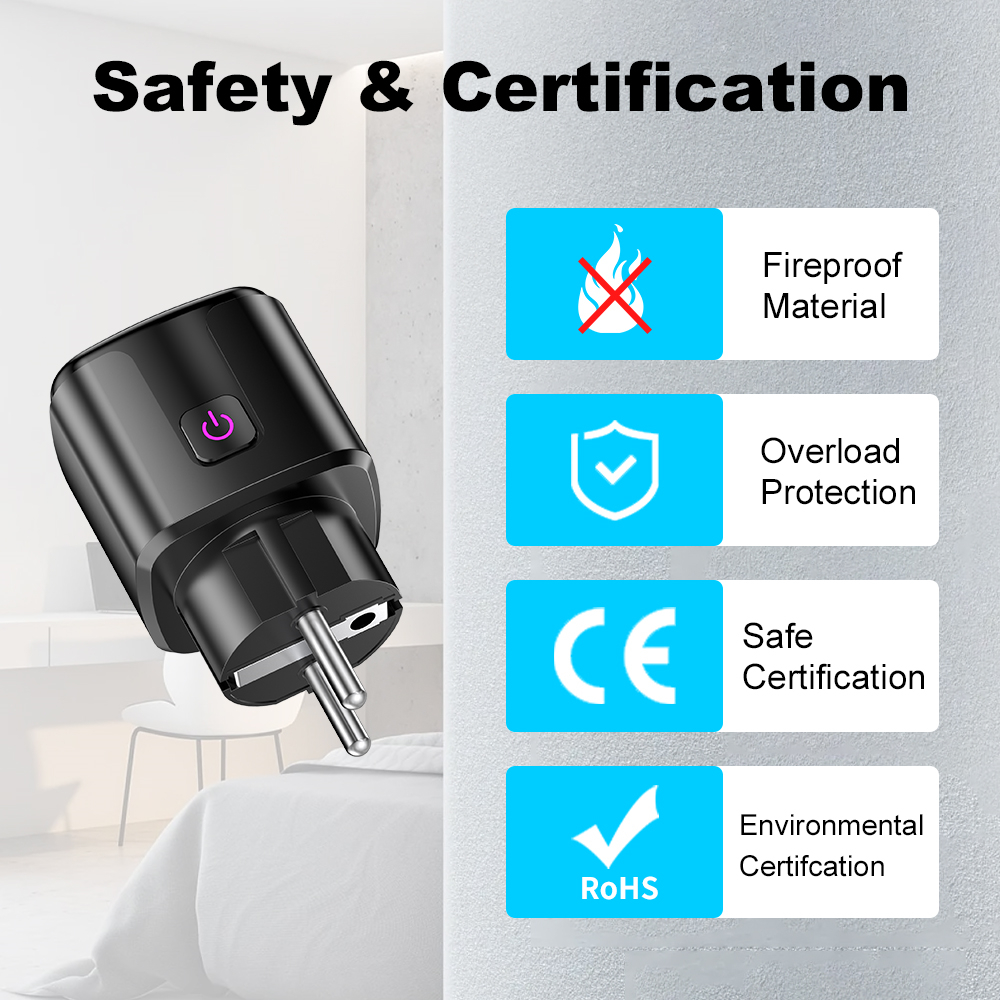 Smart 20A EU Plug WiFi+Bluetoo - Smart Wall Socket ulasan dan harga