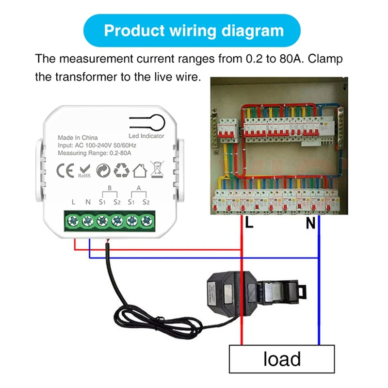 Tuya Wifi Smart Power Meter wi - Smart Home Wifi ulasan dan harga