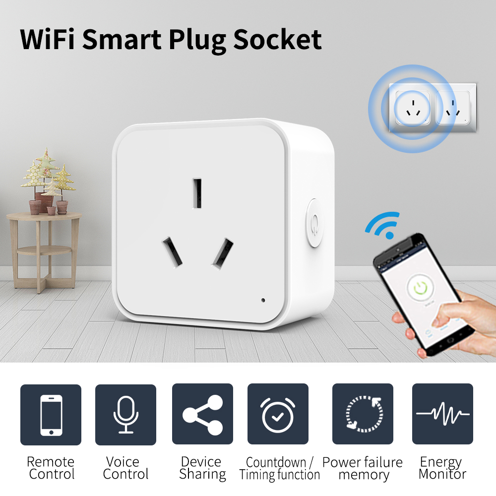 WiFi tuya AU Standard Smart Pl - Smart Wall Socket ulasan dan harga