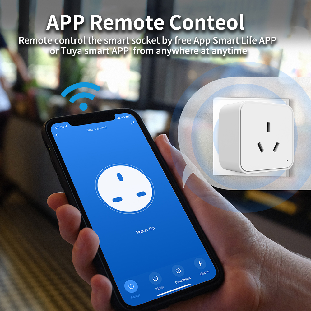 WiFi tuya AU Standard Smart Pl - Smart Wall Socket ulasan dan harga