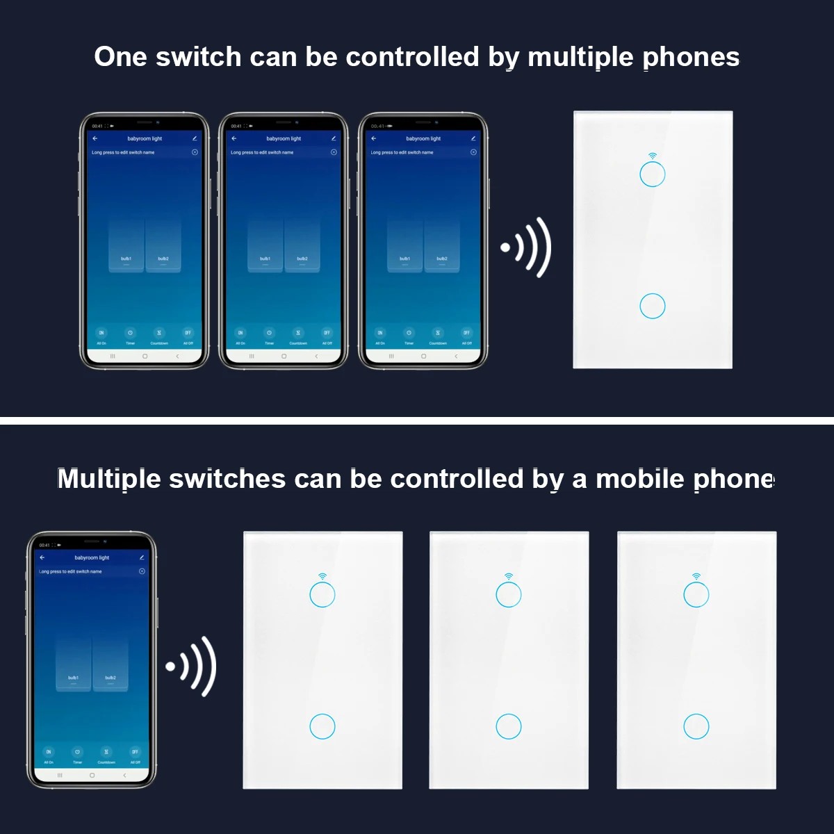 Smart Wireless Touch Glass Pan - Smart Home Touchscreen Control Panel ulasan dan harga