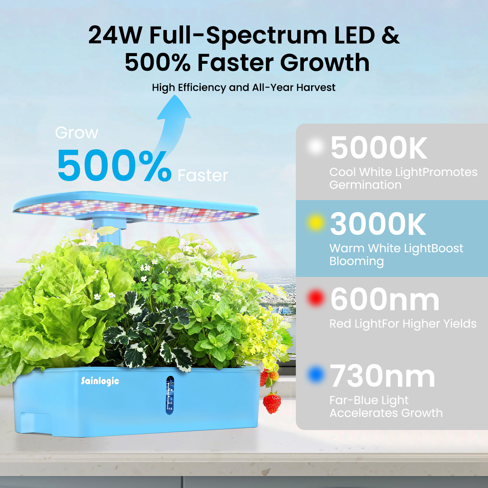 Smart Hydroponics Growing Syst - Smart Home Wifi ulasan dan harga