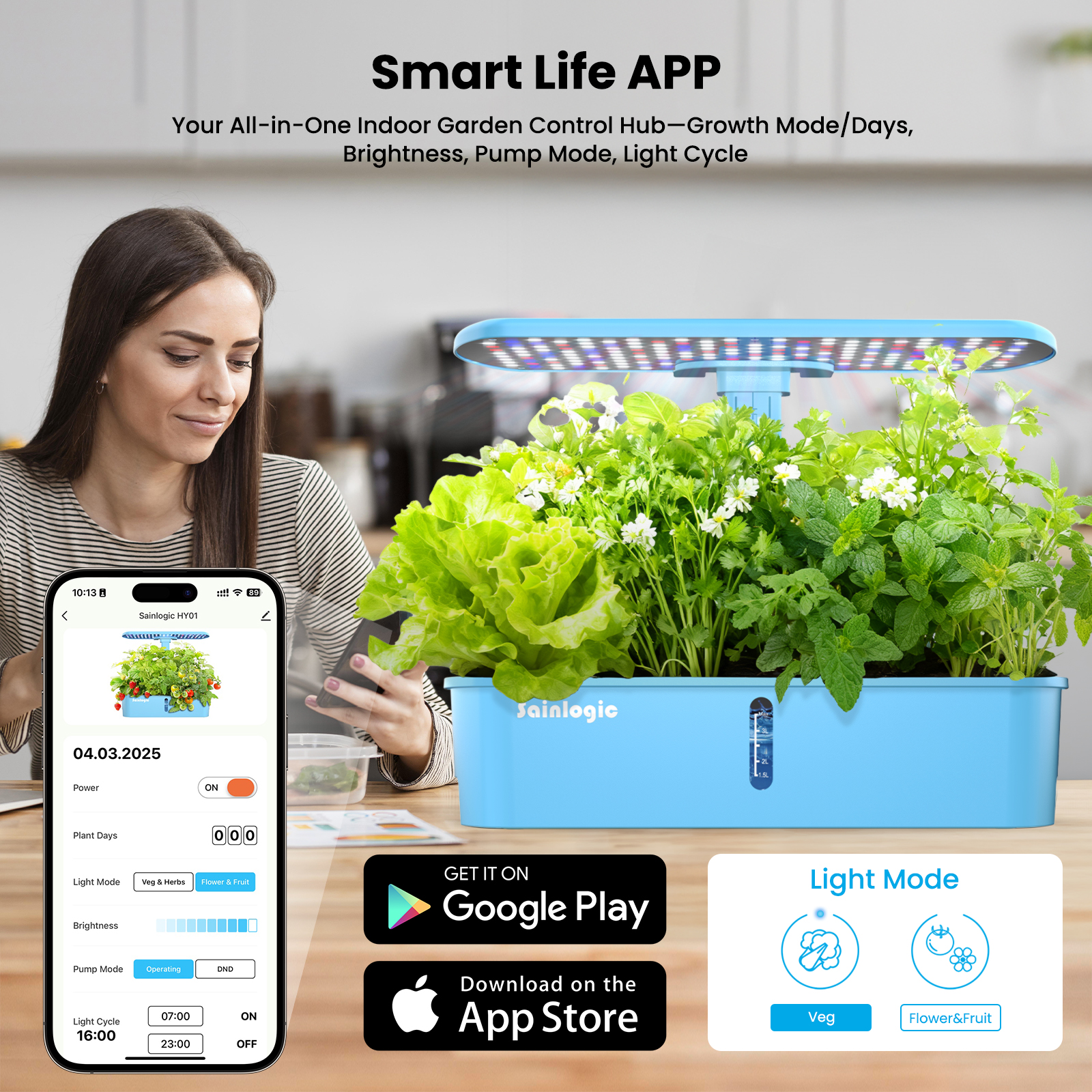 Smart Hydroponics Growing Syst - Smart Home Wifi ulasan dan harga