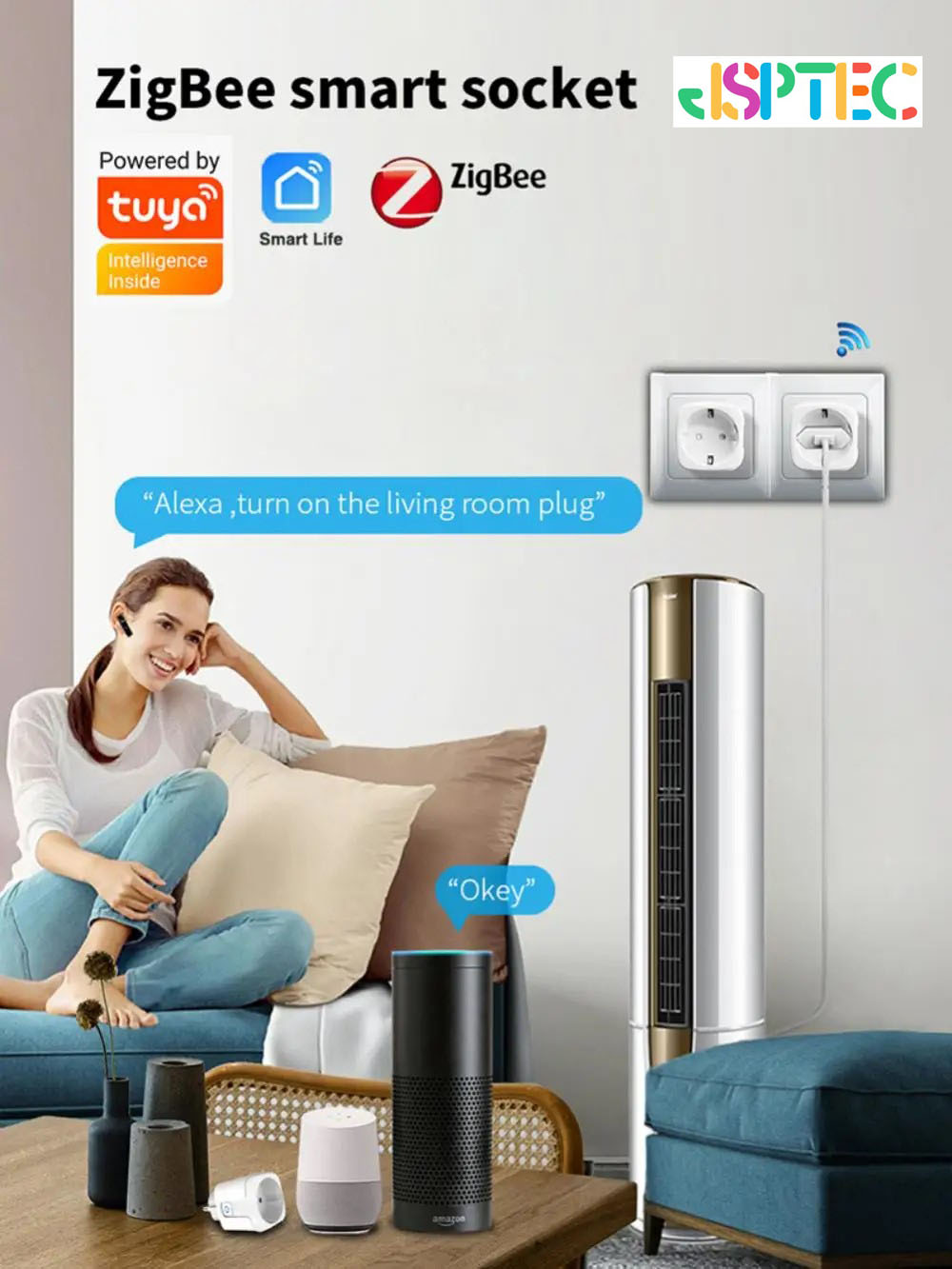 Tuya Smart Socket EU16A/20A Wi - Smart Wall Socket ulasan dan harga