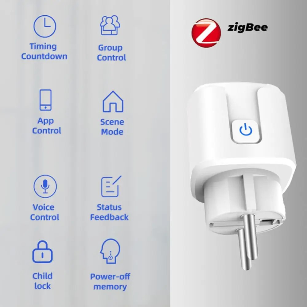 Tuya Smart Socket EU16A/20A Wi - Smart Wall Socket ulasan dan harga