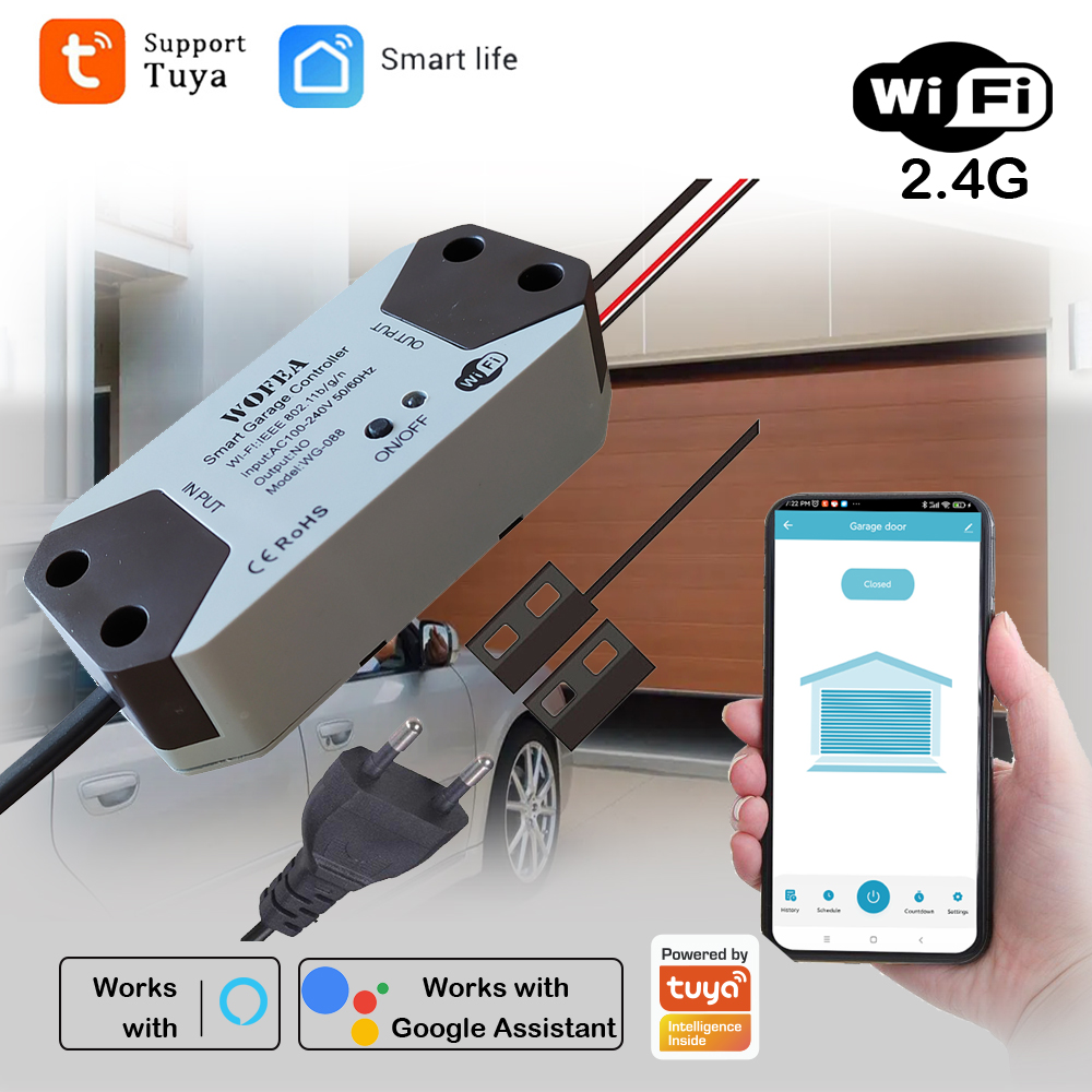 Smart Garage Door Opener Contr - Smart Home Control Panel ulasan dan harga