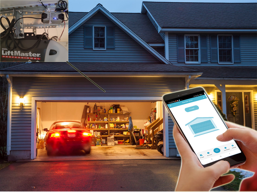 Smart Garage Door Opener Contr - Smart Home Control Panel ulasan dan harga