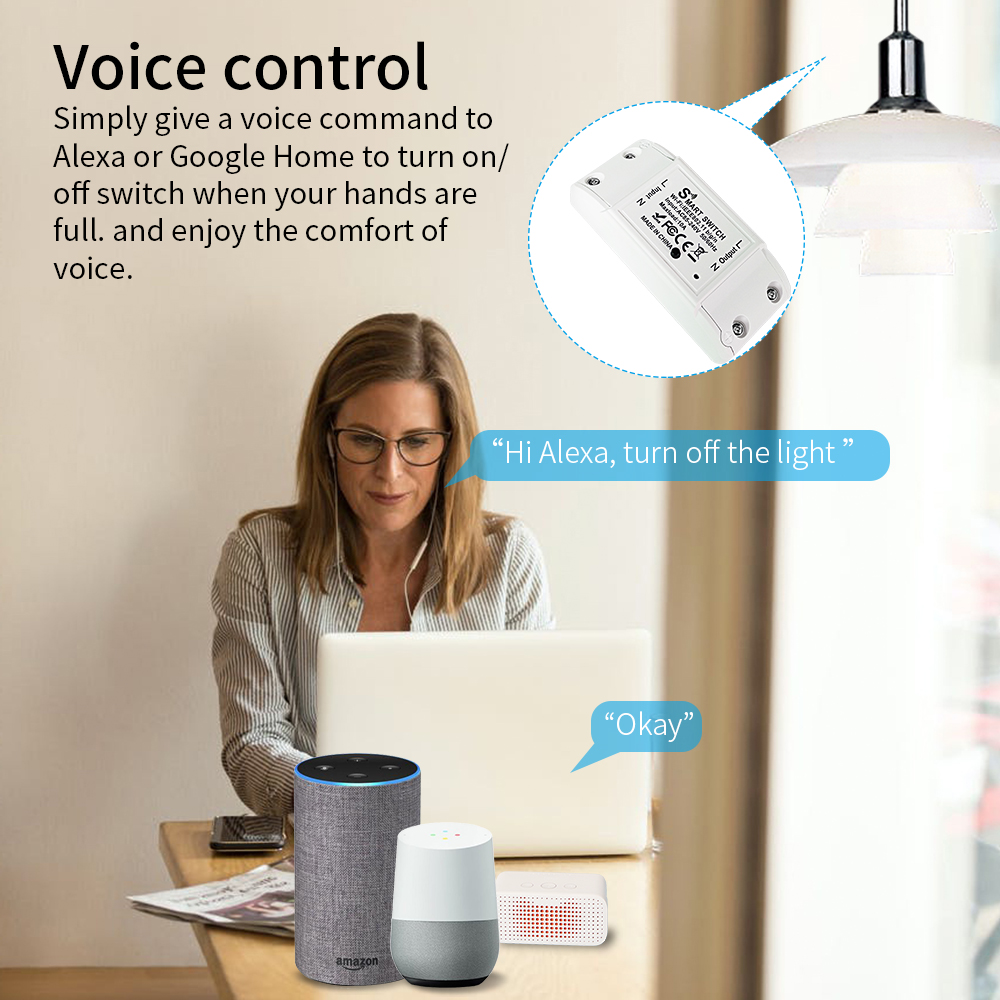 16A WiFi Tuya Smart Switch Wir - Smart Home Ikea ulasan dan harga