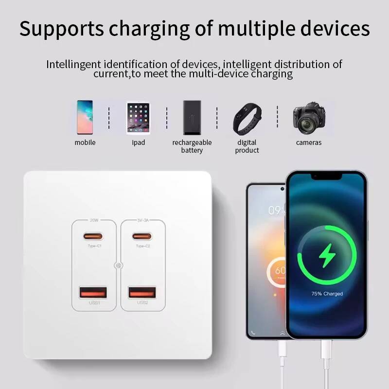 Herepow Wall Power Socket With - Smart Home Utilities ulasan dan harga