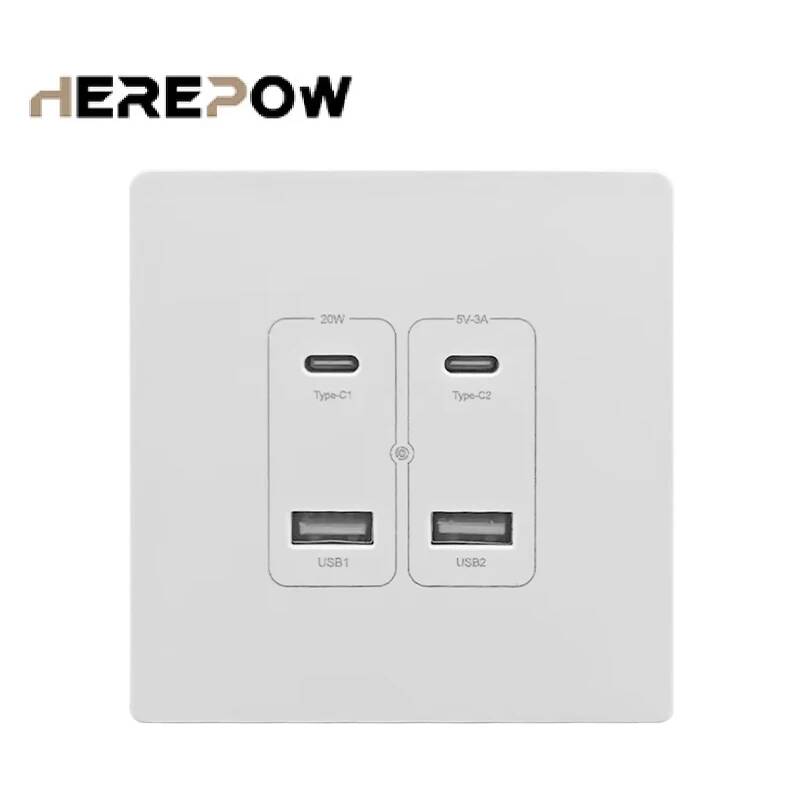 Herepow Wall Power Socket With - Smart Home Utilities ulasan dan harga