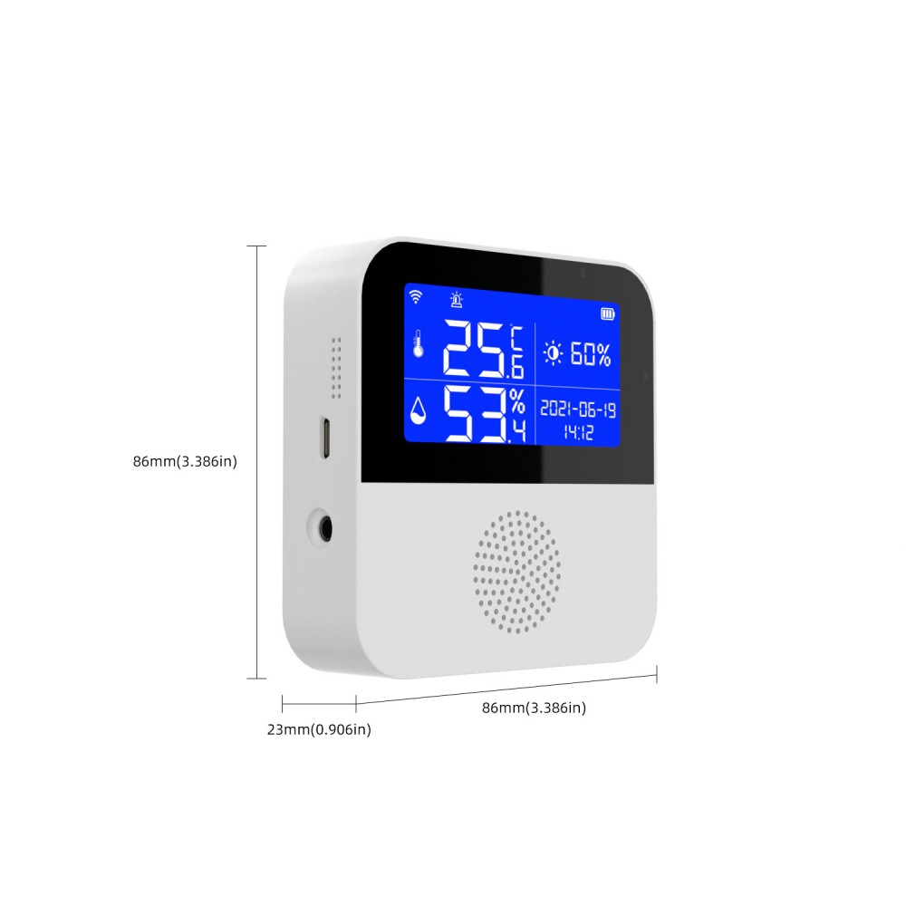 Tuya Smart WiFi Temperature &  - Smart Home Monitor ulasan dan harga