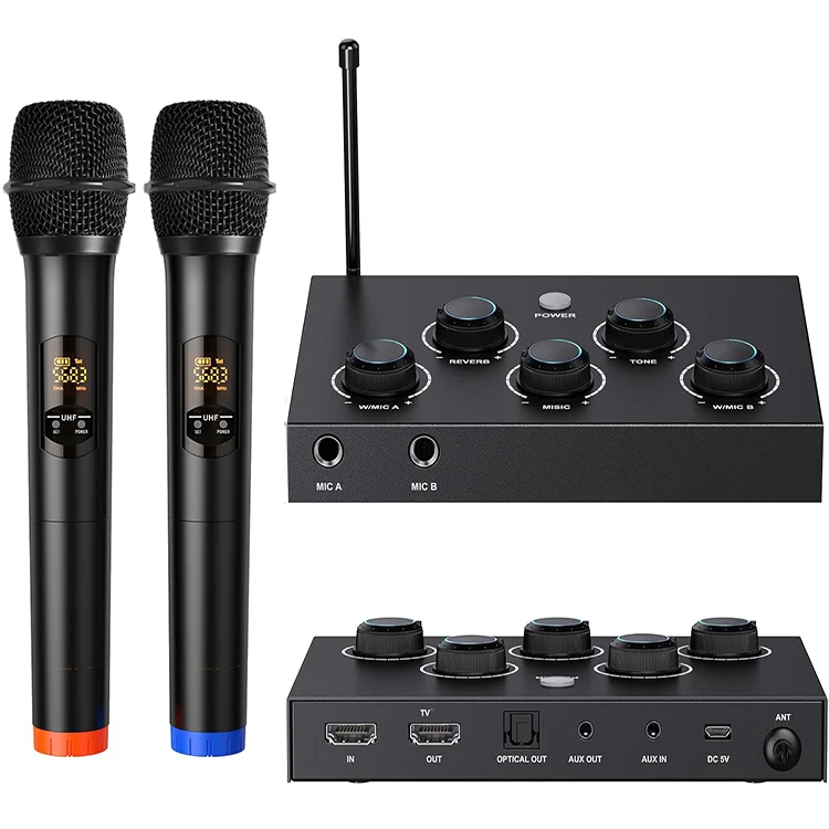 Wireless Microphone System Kar - Smart Home Speaker ulasan dan harga