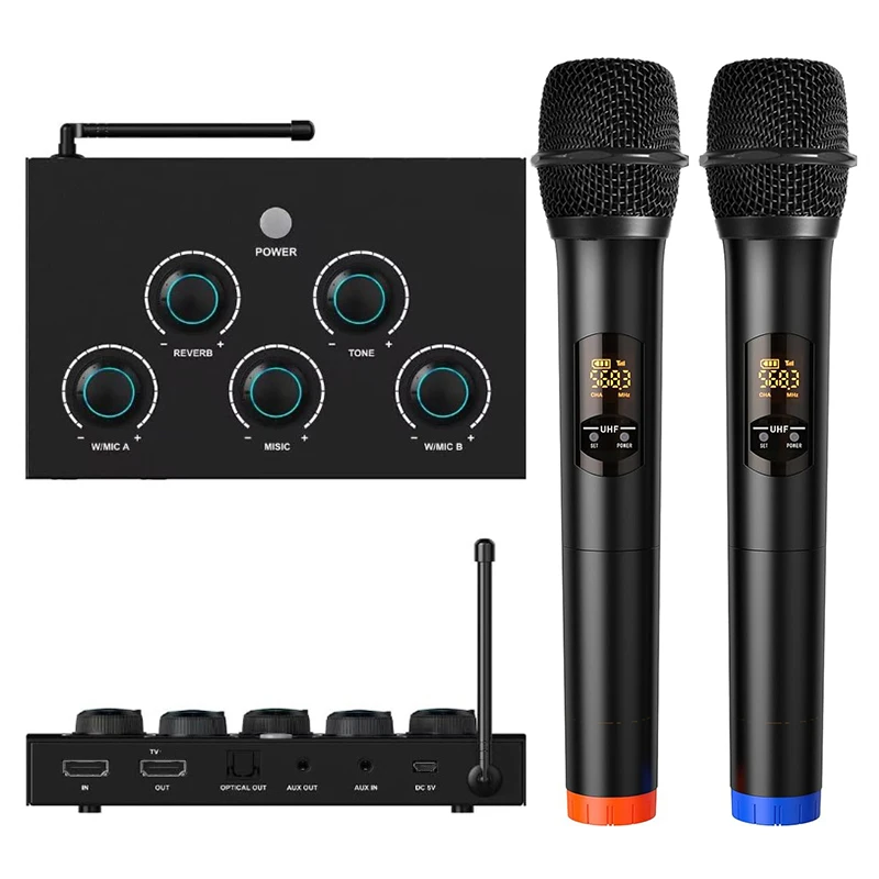 Wireless Microphone System Kar - Smart Home Speaker ulasan dan harga