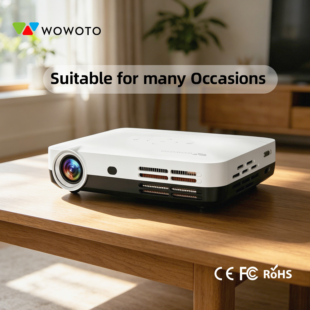WOWOTO Portable Mini Home Thea - Smart Home Theater ulasan dan harga