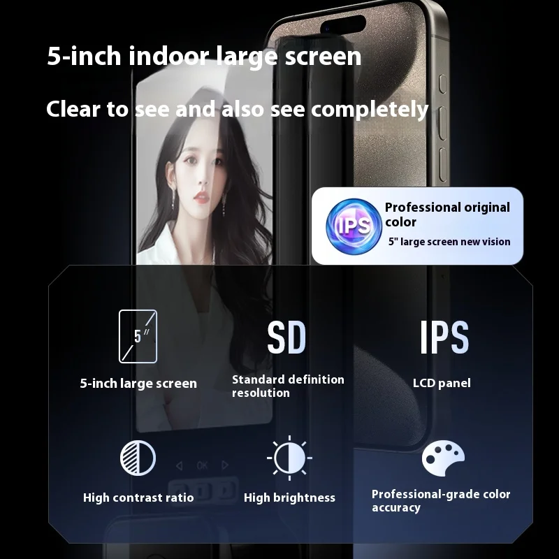 TLF For S93 Smart Door  Wooden - Smart Home Wifi ulasan dan harga