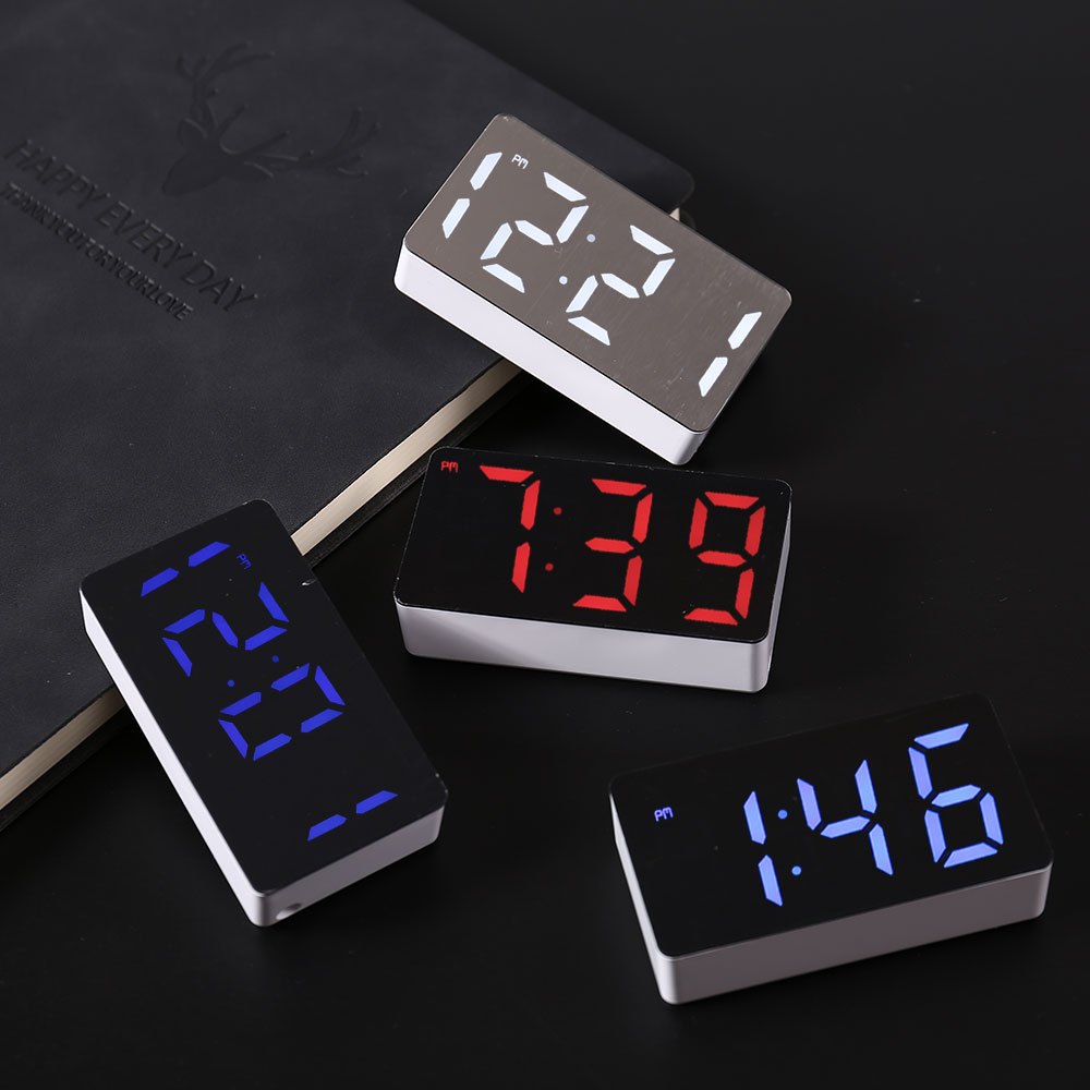 LED Electronic Watch Mirror Al - Smart Home Utilities ulasan dan harga