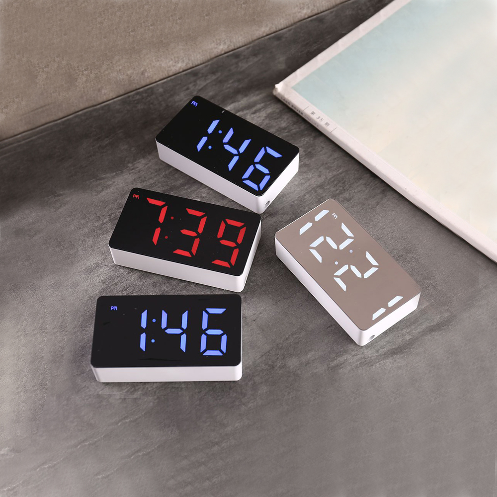LED Electronic Watch Mirror Al - Smart Home Utilities ulasan dan harga