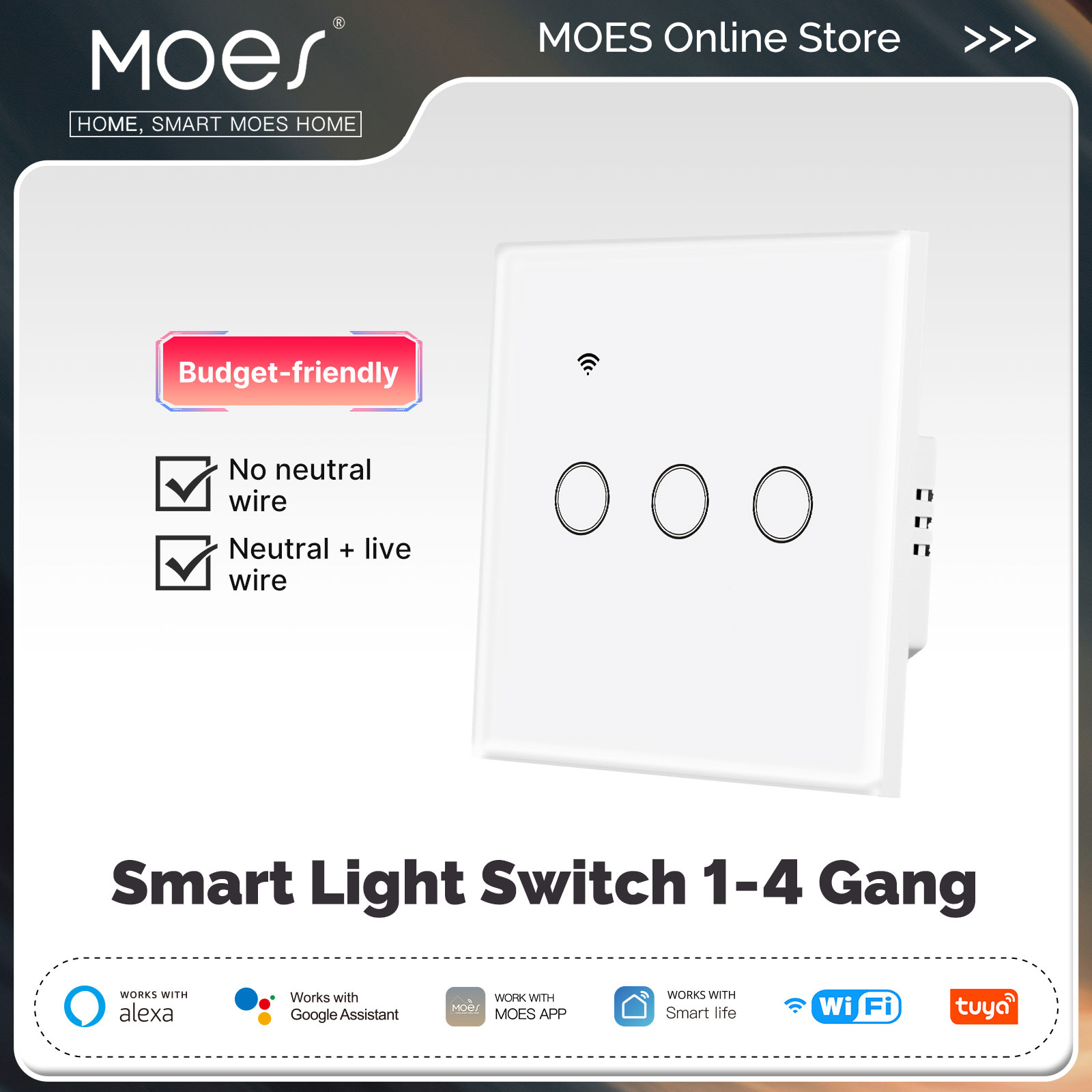 Tuya WiFi Smart Light Switch G - Smart Home Ikea ulasan dan harga