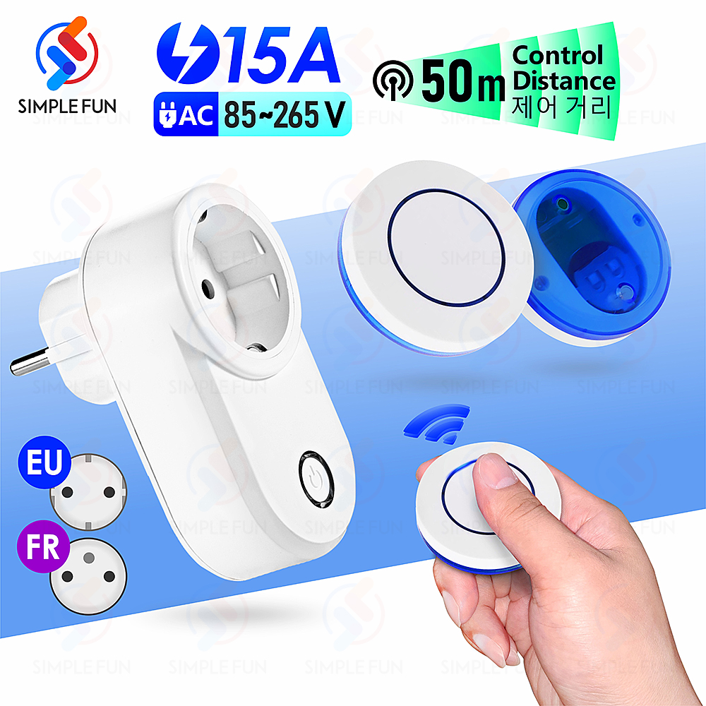 Wireless Remote Control Socket - Smart Home Utilities ulasan dan harga