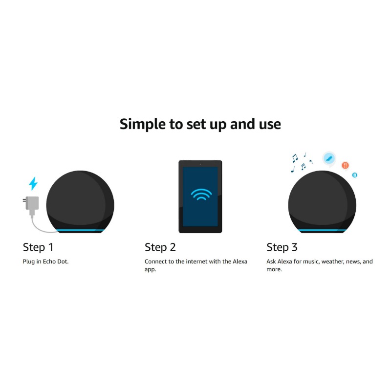 Smart Speaker with Clock Displ - Smart Home Speaker ulasan dan harga