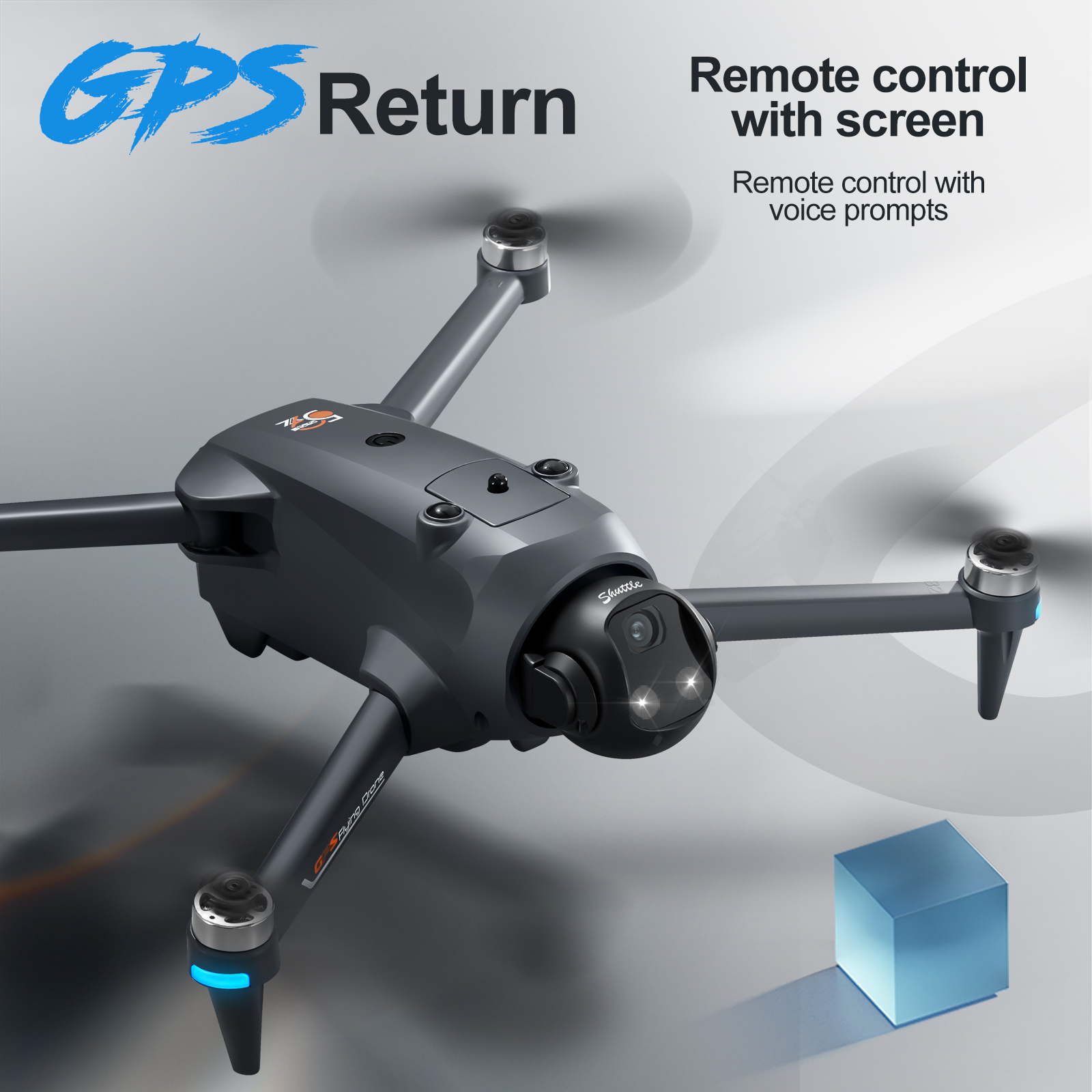 YL059 FPV GPS Quadcopter Drone - Wifi Led Dimmer ulasan dan harga