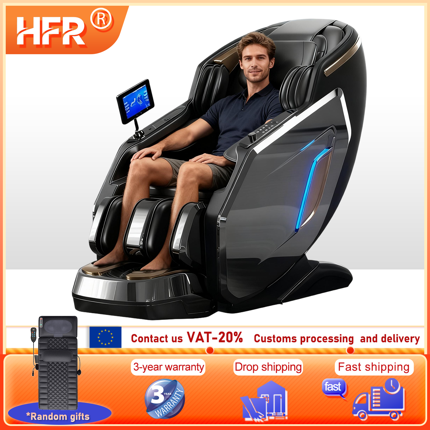 Ergonomic Zero Gravity Massage - Smart Home Utilities ulasan dan harga